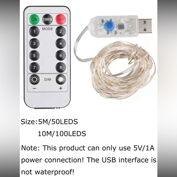 32 ft String light, fairy light, 100 led lights - Picture 2 of 3